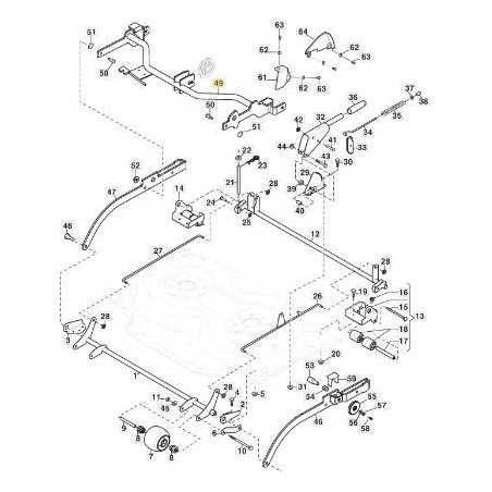 TELAIO SOLLEVAMENTO PIATTO NV VNGA ORIGINALE STIGA - 387800021/2 | NewgardenParts.com