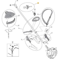 TESTINA A FILI 9228-330319 -RDC ORIGINALE STIGA - 383820504/0