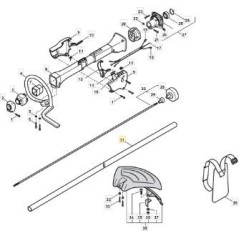 TRANSMISSION PIPE D.26 STAR ORIGINAL STIGA - 4251204 | NewgardenParts.com