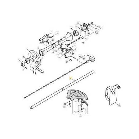TUBO DE TRANSMISION D.26 ESTRELLA ORIGINAL STIGA - 4251204 | NewgardenParts.com