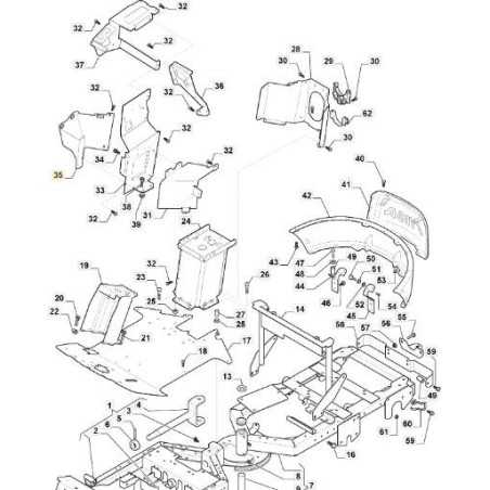 ARMREST BASE CONTROLS PFM VNN ORIGINAL STIGA - 387057500/0 | NewgardenParts.com