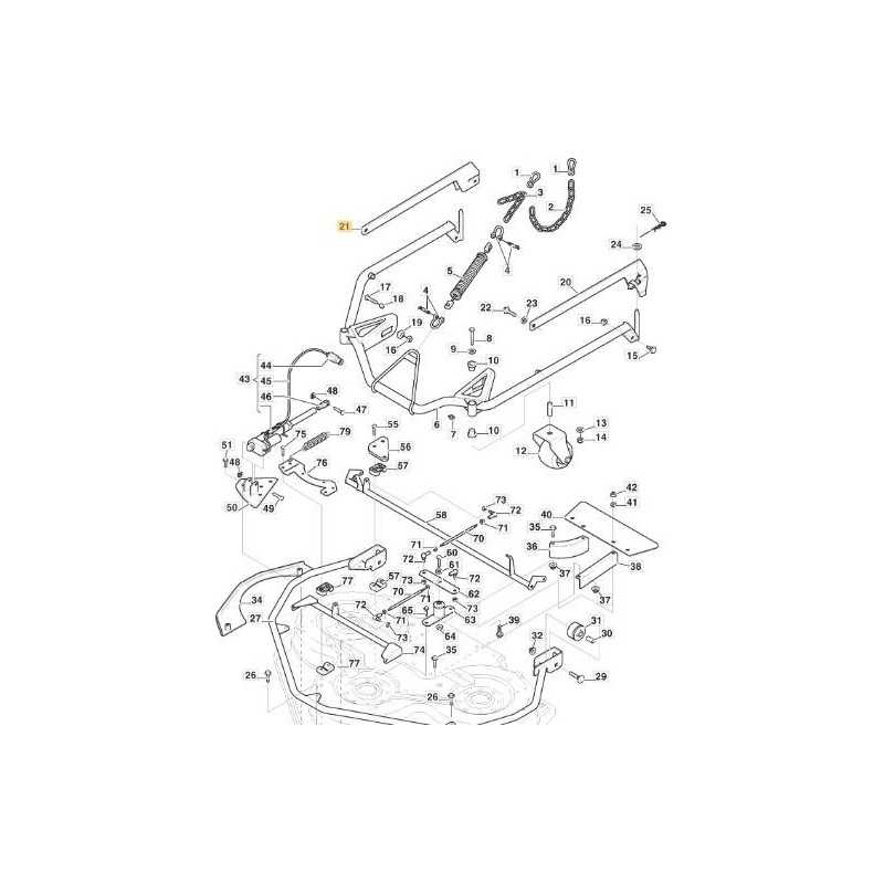 RIGHT PLATE ARM. 110/125 ASTRAL GRAY ORIGINAL STIGA - 387785219/0