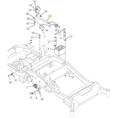 ARNÉS DE BATERÍA ORIGINAL STIGA - 118830855/0 | NewgardenParts.com