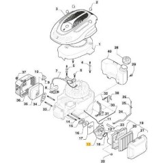 ORIGINAL STIGA CARBURETTOR - 118552537/0