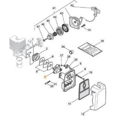 CARBURATORE WALBRO WT-761A DC 45P/55P ORIGINALE STIGA - 123054014/1 | NewgardenParts.com