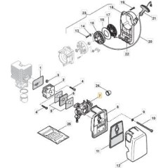 CARBURATORE WALBRO WYJ-400A DC 26/31 ORIGINALE STIGA - 123054009/1 | NewgardenParts.com