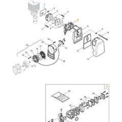 CARBURATORE WALBRO WYK-174 DC 45/55 ORIGINALE STIGA - 4353290 | NewgardenParts.com