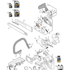CARTER DESTRO BLV 20 Li A ORIGINALE STIGA - 118805665/0 | NewgardenParts.com