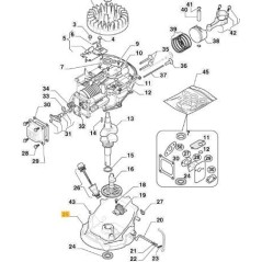 CARTER MOTORE ORIGINALE STIGA - 118551209/1 | NewgardenParts.com