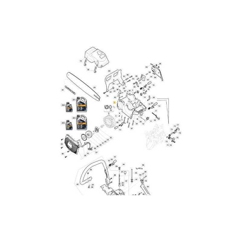 ENGINE CRANKCASE, ORIGINAL YELLOW STIGA - 118800939/0