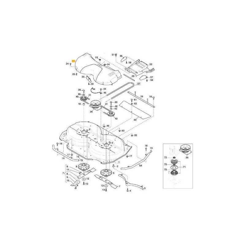 TRANSMISION IMPRESORA CARTER CD85-95-105 GRIS GGP ORIGINAL STIGA - 337060037/0
