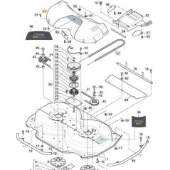 CARTER PR.CIN.TRASMISSIONE CD85-95-105 NCS8000N ORIGINALE STIGA - 337060024/0 | NewgardenParts.com