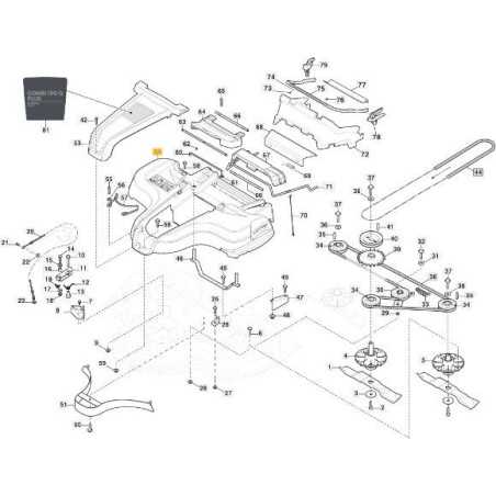 CARTER PROTEZIONE CINGH.TRASMISSIONE CD100QF NCS8000N ORIGINALE STIGA - 337060042/0 | NewgardenParts.com