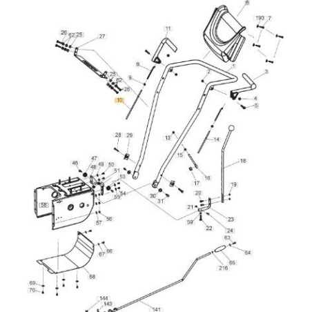 CABLE 105 CM ORIGINAL STIGA - 1811-2585-01 | NewgardenParts.com