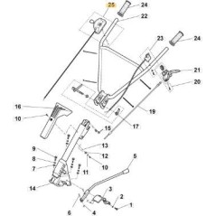 ORIGINAL STIGA ACCELERATOR CABLE - 118802882/0 | NewgardenParts.com