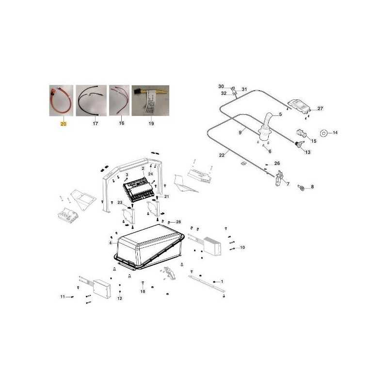 CABLE D'ALIMENTATION PRINCIPAL GYRO 900 ORIGINAL STIGA - 137065331/0