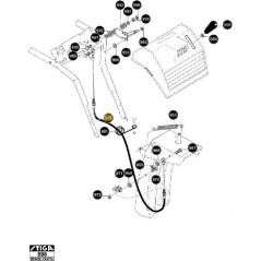 ORIGINAL STIGA SNOW CHIMNEY-STEUERKABEL – 1812-1465-01 | NewgardenParts.com