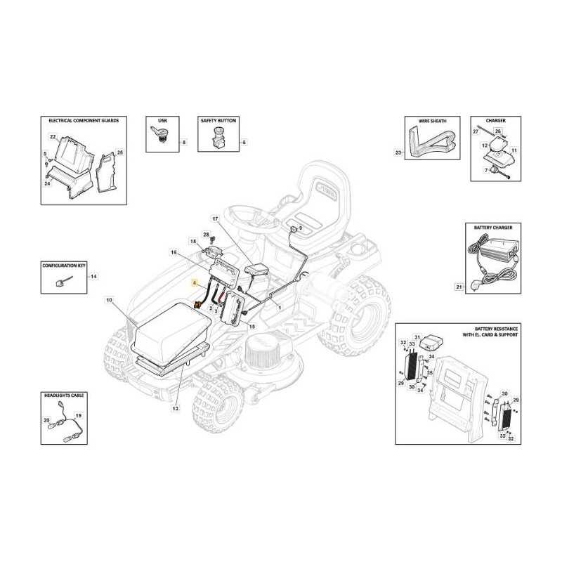 WEICHE BATTERIE-STROMKABEL (BAT-VMS) MP/SD ORIGINAL STIGA - 125065048/0
