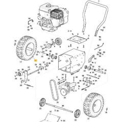 WHEEL RIM - ST 6276 PB ORIGINAL STIGA - 118820695/0 | NewgardenParts.com