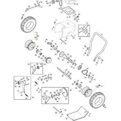 WHEEL RIM - ST4252/5262 ORIGINAL STIGA - 118820636/0 | NewgardenParts.com