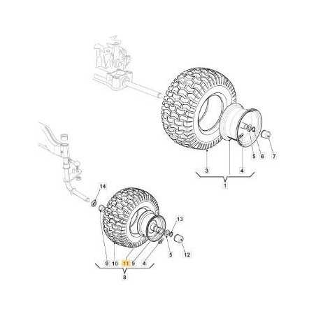 DOOR WHEEL RIM. 4X6 CLM DG ORIGINAL STIGA - 182001502/0 | NewgardenParts.com