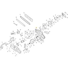 RIGHT FRAME CS 700 LI 48 ORIGINAL STIGA - 118811411/0 | NewgardenParts.com