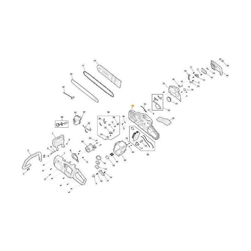 RECHTER RAHMEN CS 700 LI 48 ORIGINAL STIGA - 118811411/0