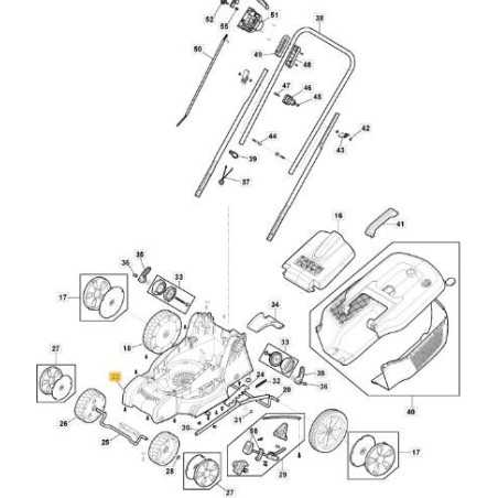 RAHMEN E 380 Li 40 ORIGINAL STIGA - 118811007/0 | NewgardenParts.com