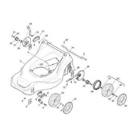RAHMEN EP41 PP ROT REF. RAL 3002 ORIGINAL STIGA - 322066750/0 | NewgardenParts.com