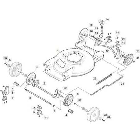 MCS 47 GRAUER RAHMEN STIGA+CTF ORIGINAL STIGA – 381005600/0 | NewgardenParts.com