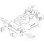 MCS 47 GRAY FRAME STIGA+CTF ORIGINAL STIGA - 381005600/0