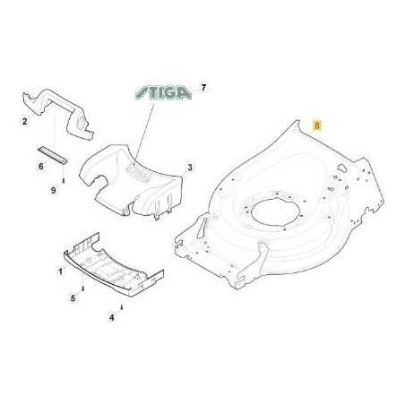 MP2 50 ROLLRAHMEN PERLGRAUER RAG+CTF ORIGINAL STIGA - 381004960/0 | NewgardenParts.com
