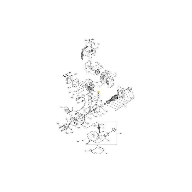 CILINDRO 1E34F-E-1 - RECAMBIO ORIGINAL STIGA - 123071013/0