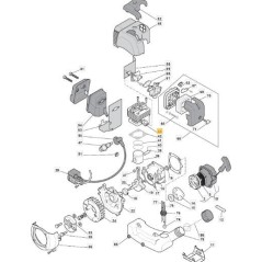 CILINDRO 1E36F-E-1 - RECAMBIO ORIGINAL STIGA - 123071014/0 | NewgardenParts.com