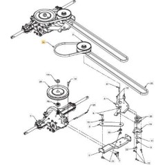 COURROIE (754-04002) ORIGINAL STIGA - 120001253/0