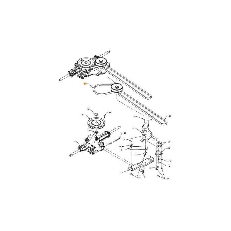 COURROIE (754-04002) ORIGINAL STIGA - 120001253/0