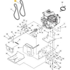 ANTRIEBSRIEMEN 3L 33,13 ORIGINAL STIGA - 1812-2220-01 | NewgardenParts.com