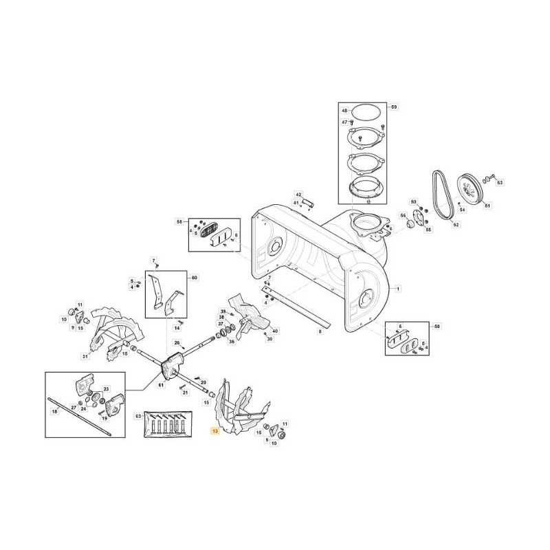 LEFT AUGER - ST4262P / ST5262P ORIGINAL STIGA - 118820155/1
