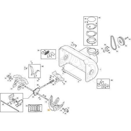 VIS GAUCHE - ST4262P / ST5262P ORIGINAL STIGA - 118820155/1 | NewgardenParts.com