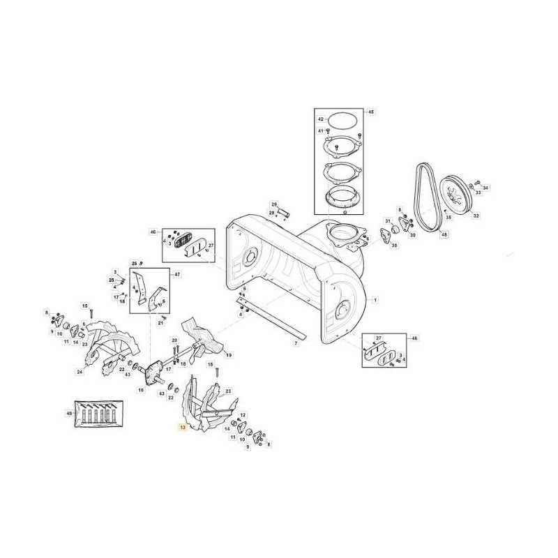 VIS GAUCHE - ST5266P/P TRAC ORIGINAL STIGA - 118821170/1