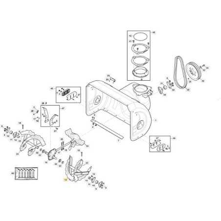 VIS GAUCHE - ST5266P/P TRAC ORIGINAL STIGA - 118821170/1 | NewgardenParts.com