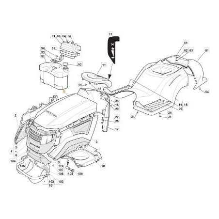 TOP BONNET TCX-STIGA YELLOW 122410 ORIGINAL STIGA - 325076866/0 | NewgardenParts.com