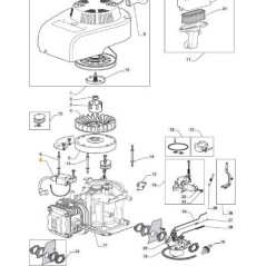 BOBINE D'ALLUMAGE LC1P70FBR ORIGINE STIGA - 118550416/0