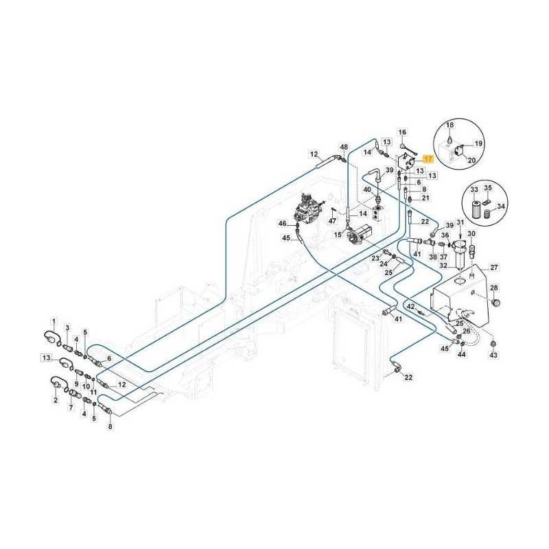 HYDR. COLLECTEUR ARRIÈRE GAUCHE BLOC PTO ORIGINE STIGA - 1134-7127-02