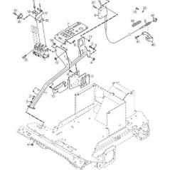 ORIGINAL STIGA AUX HYDRAULIC LEVERS MANIFOLD - 1137-0641-01 | NewgardenParts.com