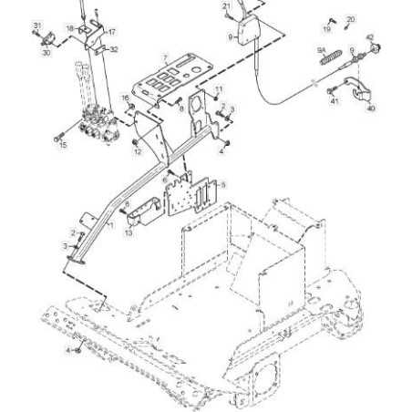 COLECTOR DE PALANCAS HIDRÁULICAS AUX ORIGINAL STIGA - 1137-0641-01 | NewgardenParts.com