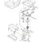 ORIGINAL STIGA Rasentraktor Sitzstützsäule 1134-5698-01