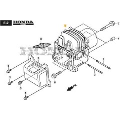 KIT MOTOR MONTADO LC165F ORIGINAL STIGA - 118550508/0