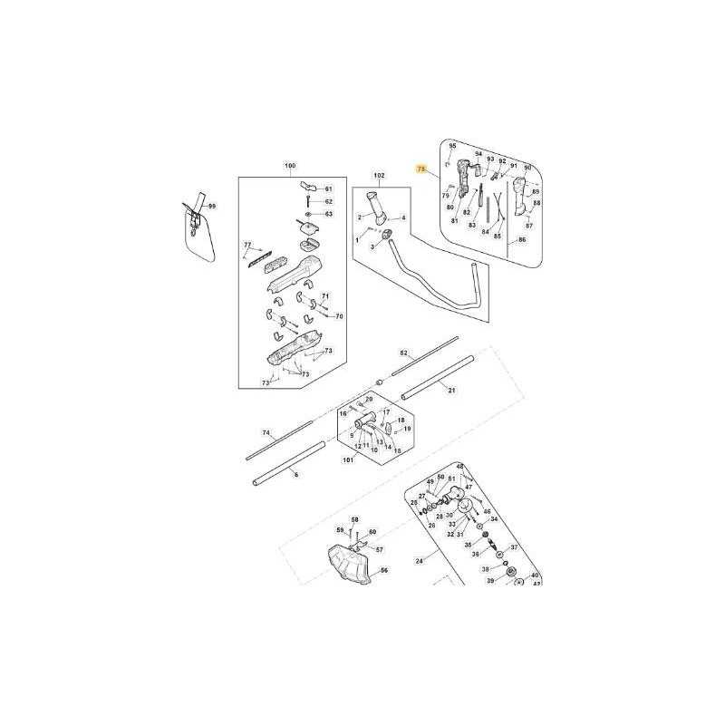 ORIGINAL STIGA CONTROL HANDLE GROUP - 118803613/0