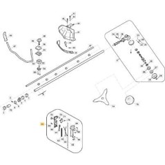 ORIGINAL STIGA CONTROL HANDLE GROUP - 118803893/0